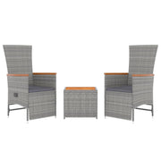 Set mobili da giardino set mobili da esterno 3 pezzi polyrattan grigio e acacia 02_0014203
