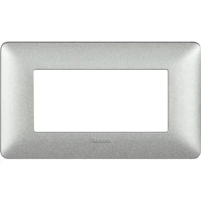 Placca Bticino Matix 4 moduli bianco calce AM4804TBC