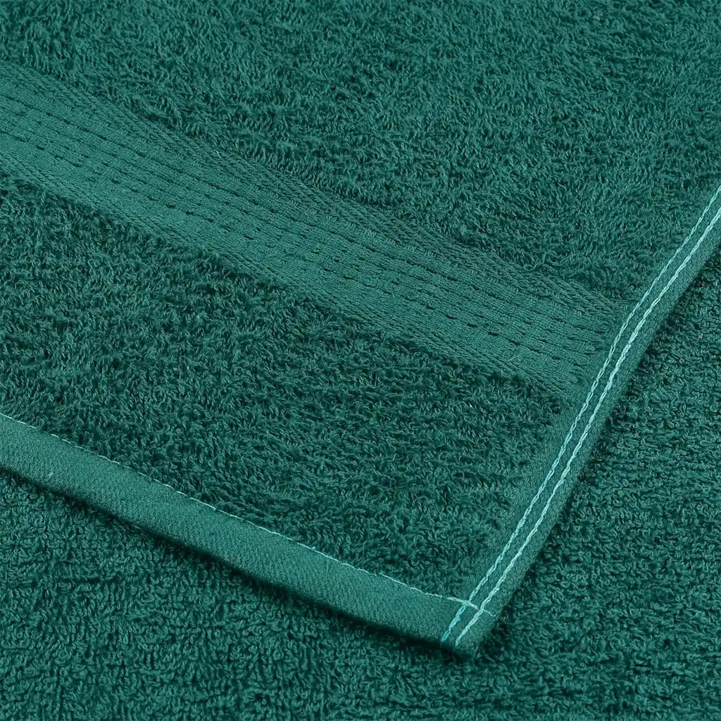 vidaXL Asciugamani Doccia 2 pz Verde 70x140 cm 360 g/m² 100% Cotone