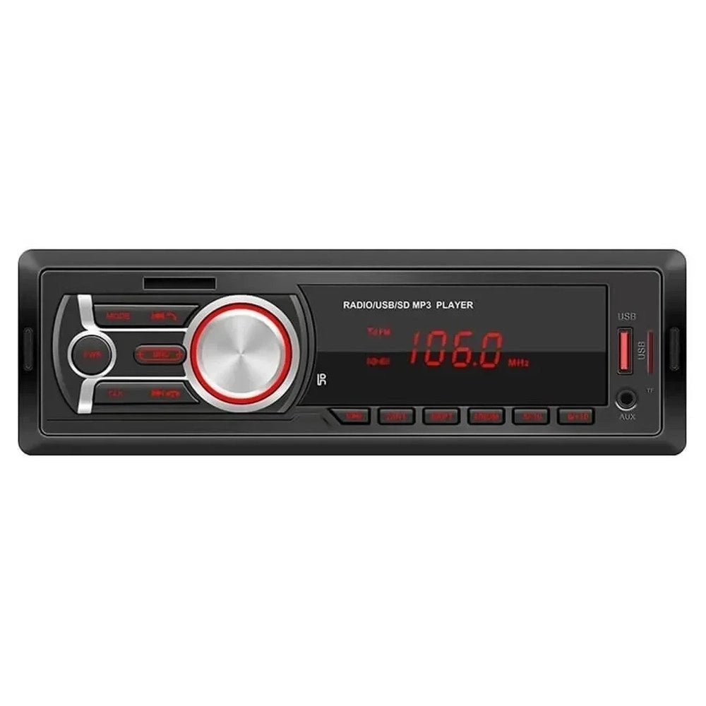 Trade Shop - Autoradio Sistema Audio Universale Auto 4x50w 1din Lettore Mp3 Bluetooth Usb Aux 6784bt -