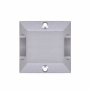 Faretto LED Calpestabile Quadrato da Esterno Radente 4W 320lm 12V IP65 Biemissione Luce Naturale 4000K grigio silver