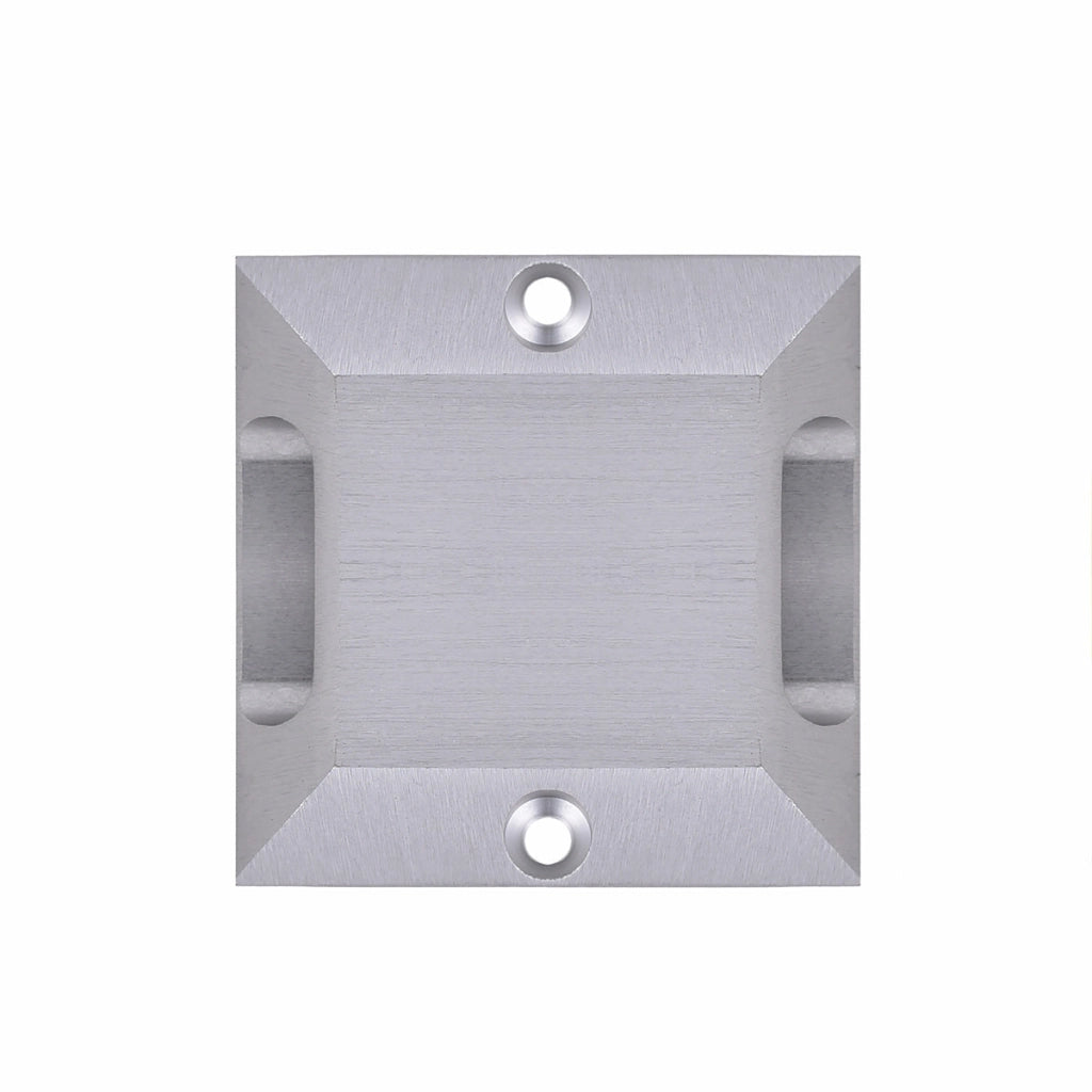 Faretto LED Calpestabile Quadrato da Esterno Radente 4W 320lm 12V IP65 Biemissione Luce Naturale 4000K grigio silver