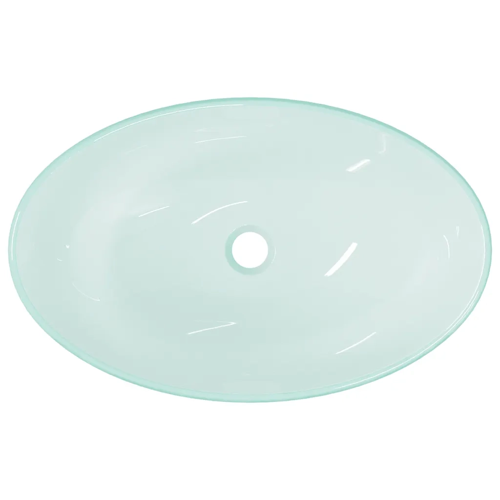 Lavandino in Vetro Temperato 54,5x35x15,5 cm Smerigliato CFW5207938