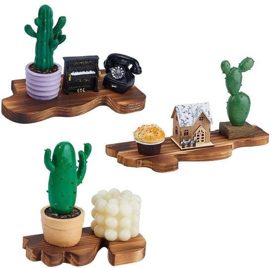 Set di 3 Pannelli Flottanti Piccoli per Decorazione delle Pareti