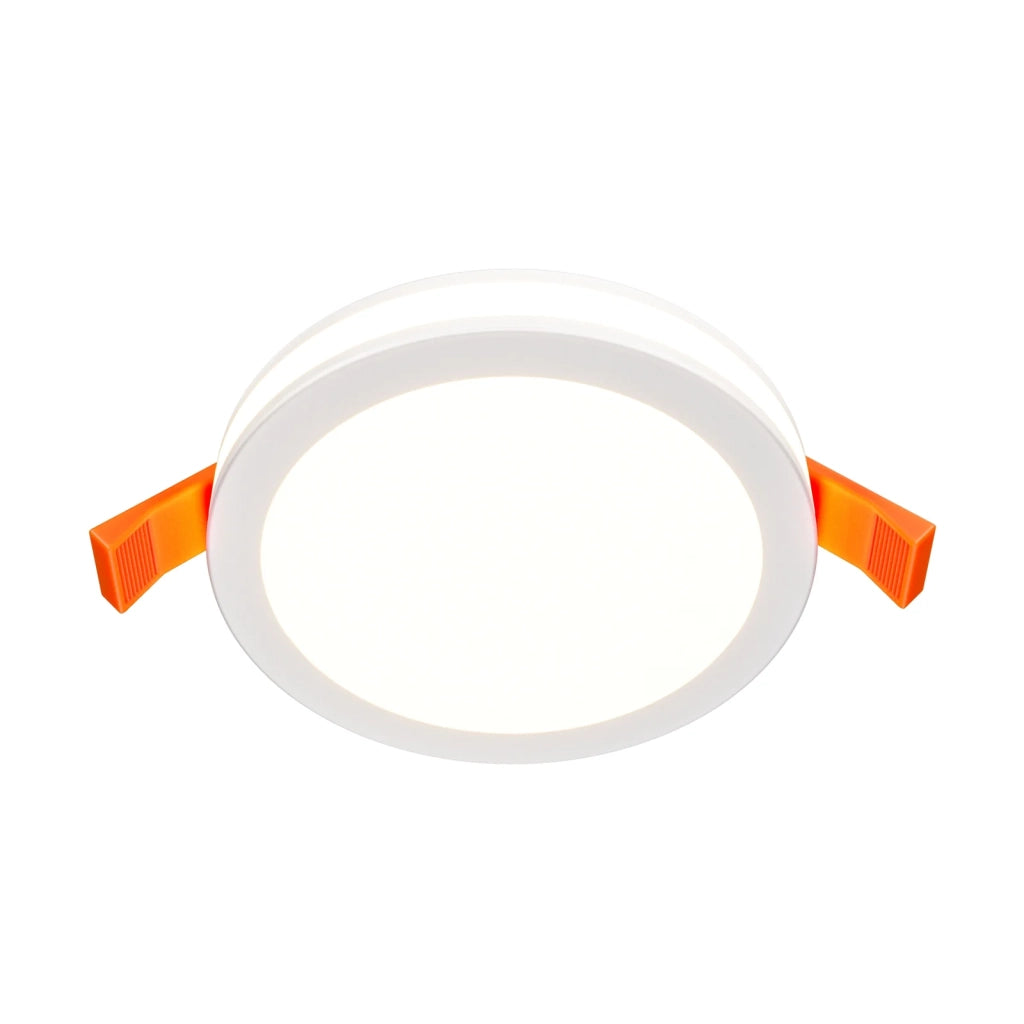 Maytoni Lampada da Incasso Phanton 1 luce LED integrato bianco metallo