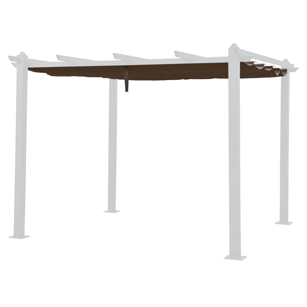 Tessuto per pergola autoportante 3 × 3m CASSIS taupe