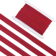 Cordone di Trim Polyester - Rosso Scuro - Fiocchi - Per Nafta - Per Cuocere Nodi - Piping - Accessori per Quilting e Abbigliamento - Cordone di Trim.