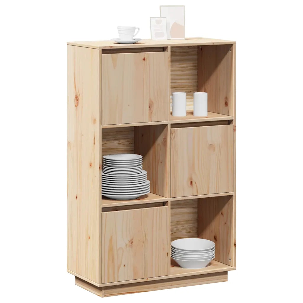 Credenza 74x35x117 cm in Legno Massello di Pino cod mxl 15017