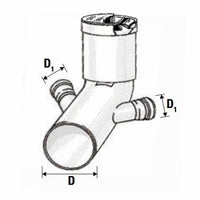 Curva wc prolungata htsbl d.110 2 attacchi d.50 b07wspdzvj