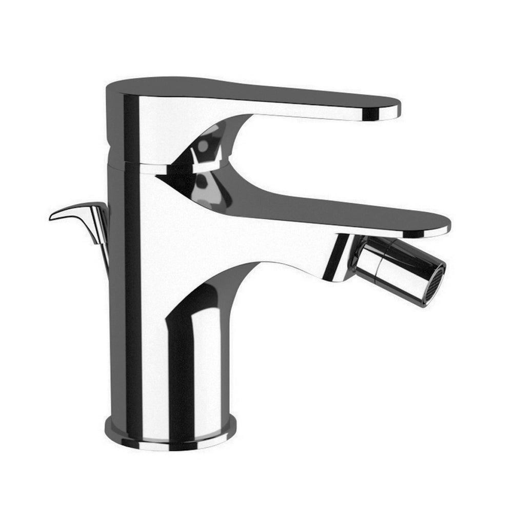 Set rubinetti lavabo alto e bidet in ottone cromo di Rubinetterie Mariani Linea Surf