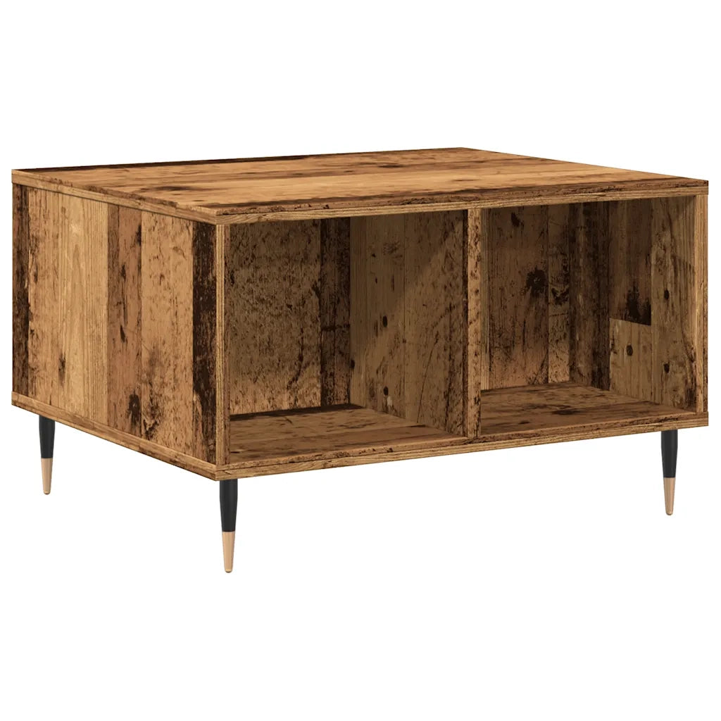 vidaXL Tavolino da Salotto Legno Antico 60x50x36,5cm Legno Multistrato