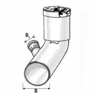 Curva wc prolungata htsbl d.110 1 attacco destro d.50 b00u965ro4