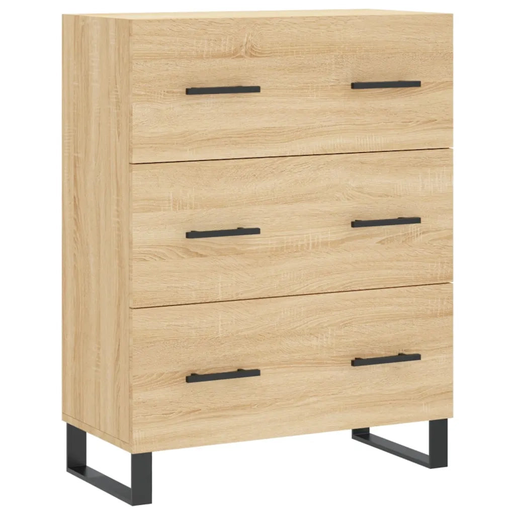 Credenza Rovere Sonoma 69,5x34x180 cm in Legno Multistrato 3195870
