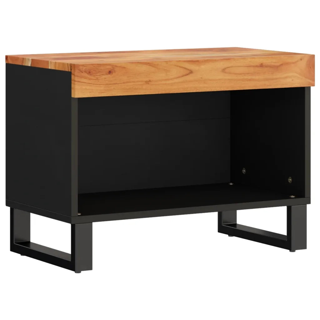 Mobile Porta TV 60x33x43,5 cm in Legno Massello di Acacia 352882