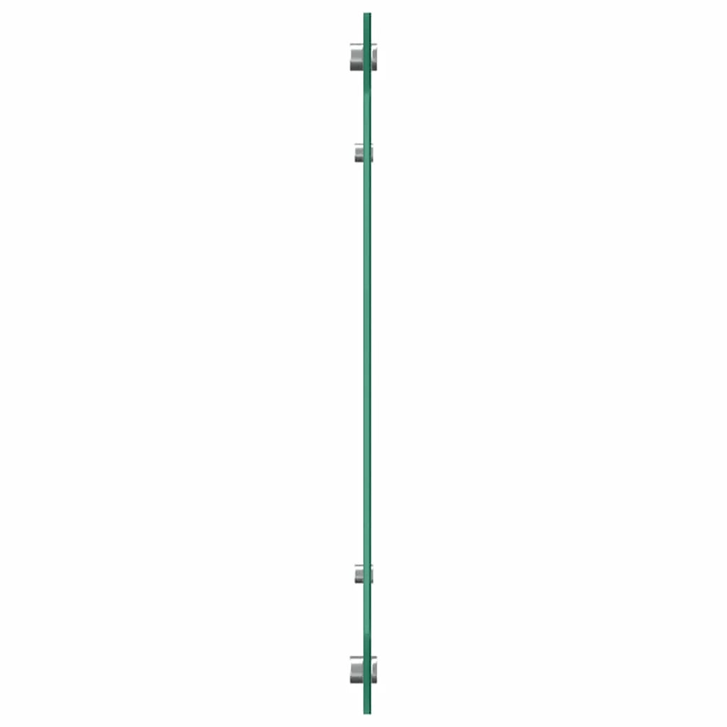 Set di 2 paraschizzi per cucina 80 x 40 cm moderni in vetro temperato trasparente 02_0055735