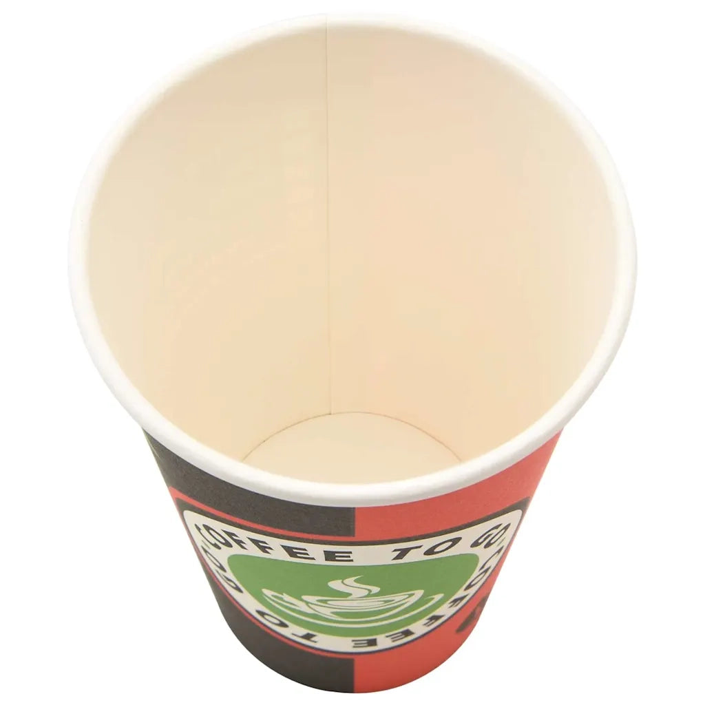 Bicchieri da Caff¨¨ in Carta 1000 pz 16oz 400ml Rosso e Nero CFW6089131