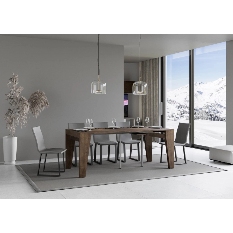 Consolle allungabile 90x40/196 cm Naxy Small - Noce