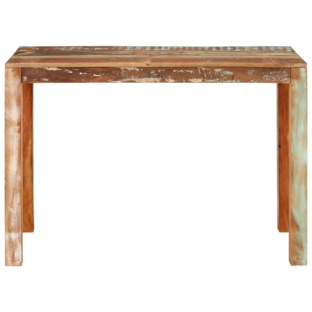 Tavolo da Pranzo 110x55x76 cm in Legno Massello di Recupero