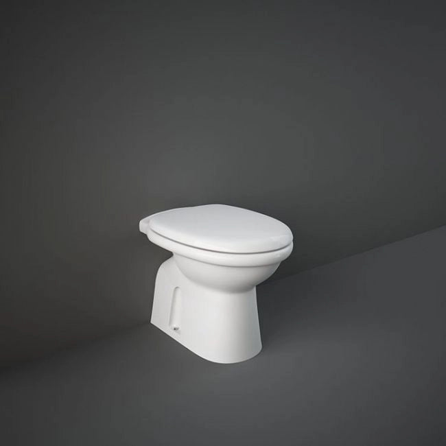 Kit Sanitari filomuro Karla Rak ceramics - Kit standard Karla (Bidet, vaso scarico pavimento, coprivaso in abs)