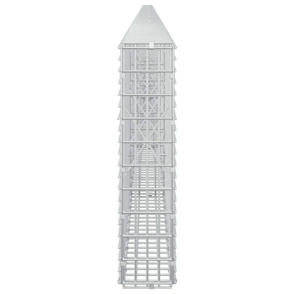Gabione con filo da 3,5 mm e rete da 5x2,5 cm 1000x10x50 cm 3461558