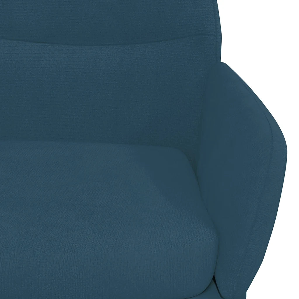 Sedia Relax Blu in Velluto cod mxl 14127