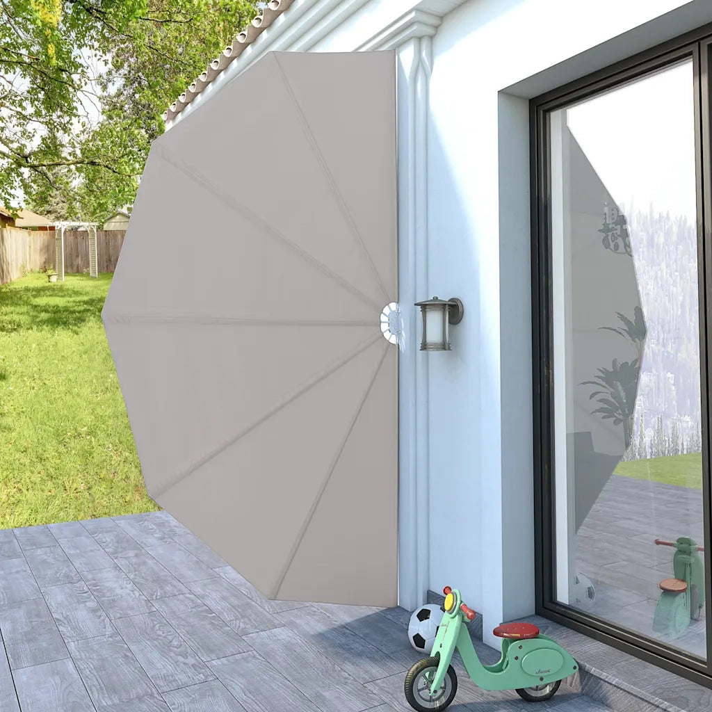 Tenda Laterale per Terrazza Pieghevole Crema 200 cm 44578