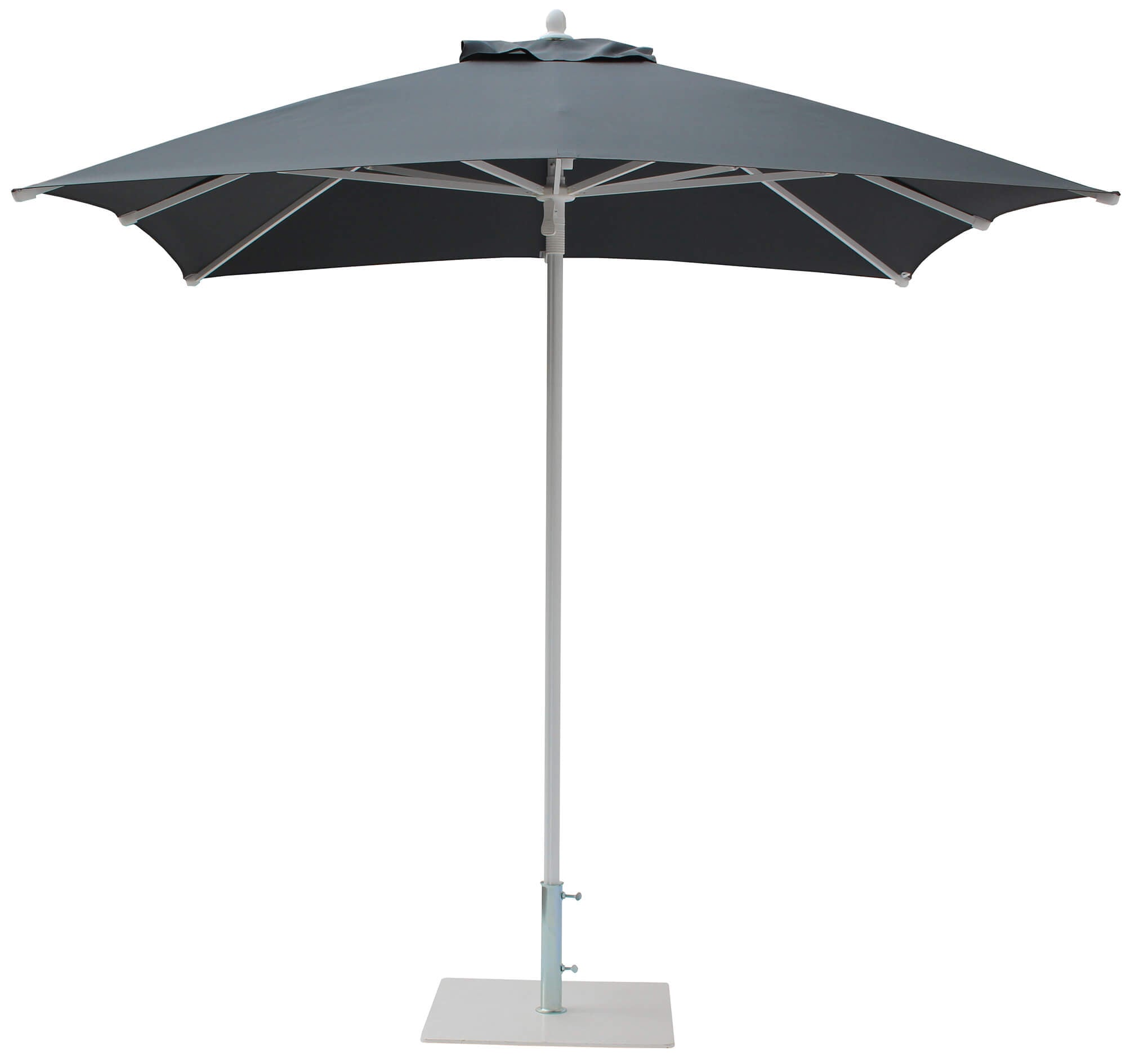 Ombrellone da Giardino 2,25x2,25 m Palo Ø40 mm in Alluminio Maffei Kronos Antracite