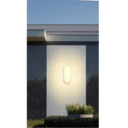 Trade Shop - Applique Muro Led 18w Plafoniera Giardino Tartaruga Ip65 6500k 3000k 4000k Es51 - -bianco Caldo      -