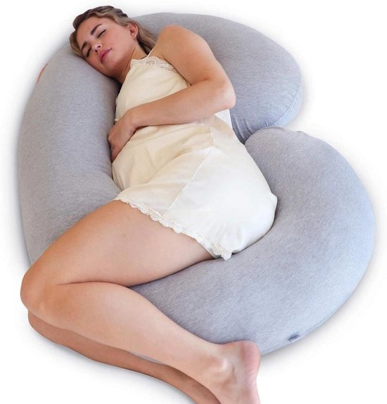 Cuscino da parto full body - Jersey C con cappuccio