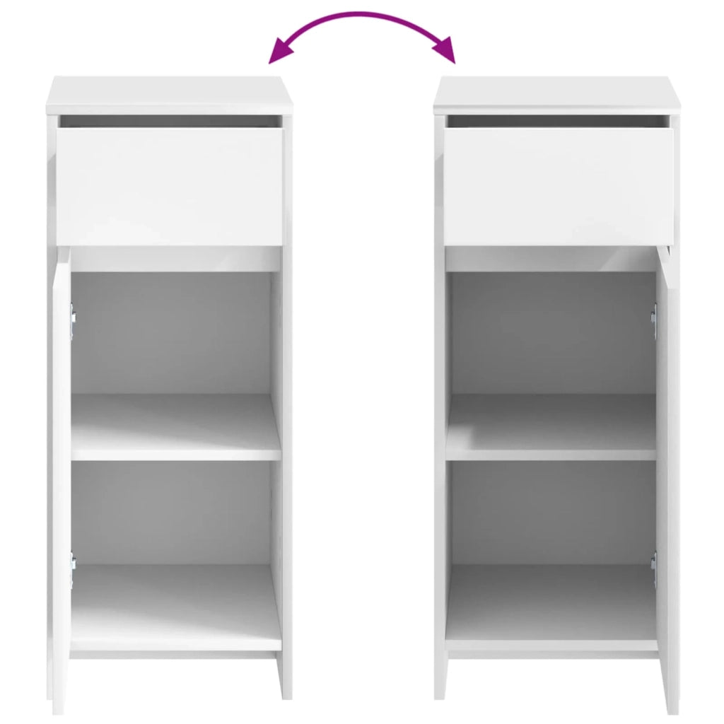 Mobile da Bagno Bianco 35 x 36,5 x 85 cm Legno ingegnerizzato 890744