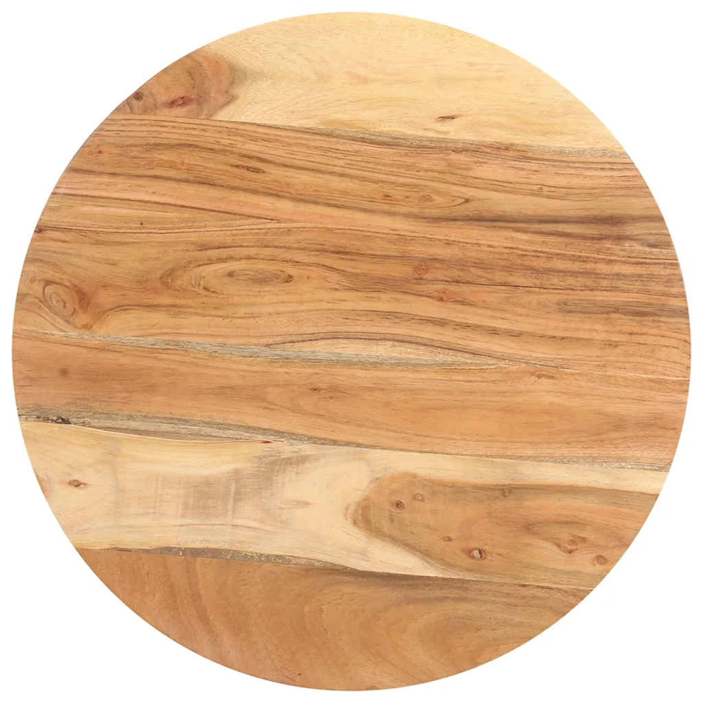 Tavolino di Servizio 48x48x56cm in Legno Massello di Acacia 320657
