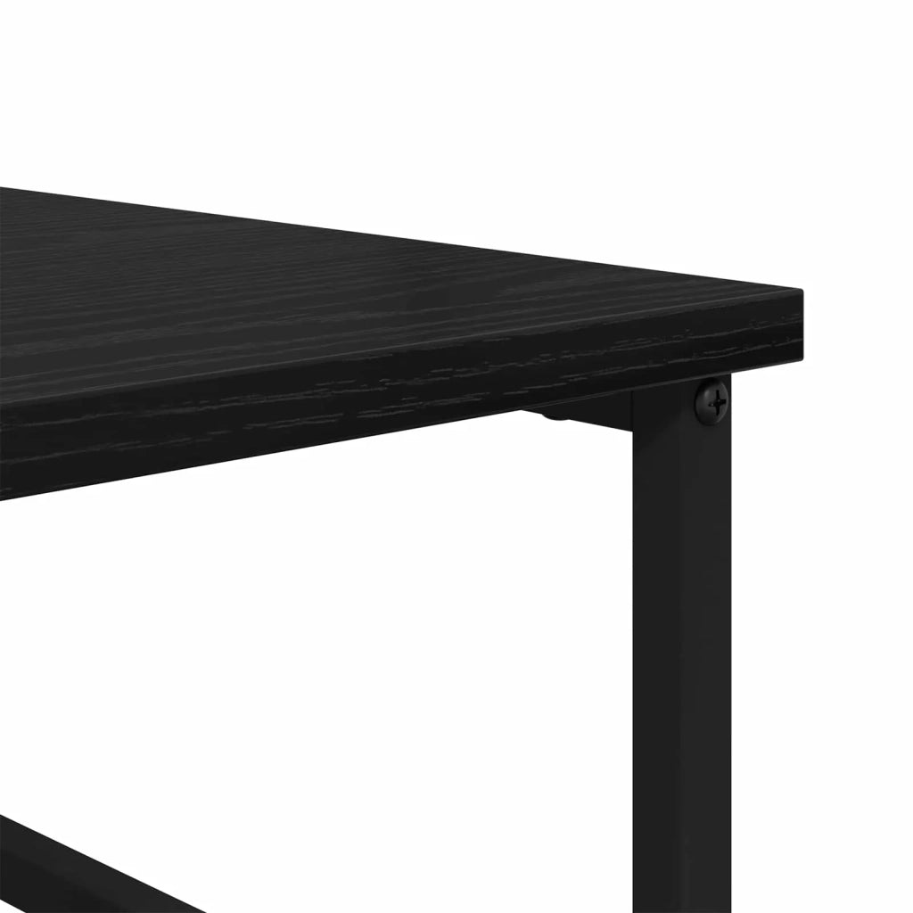 Libreria Rovere Nero 50 x 33 x 153 cm Legno multistrato 882756