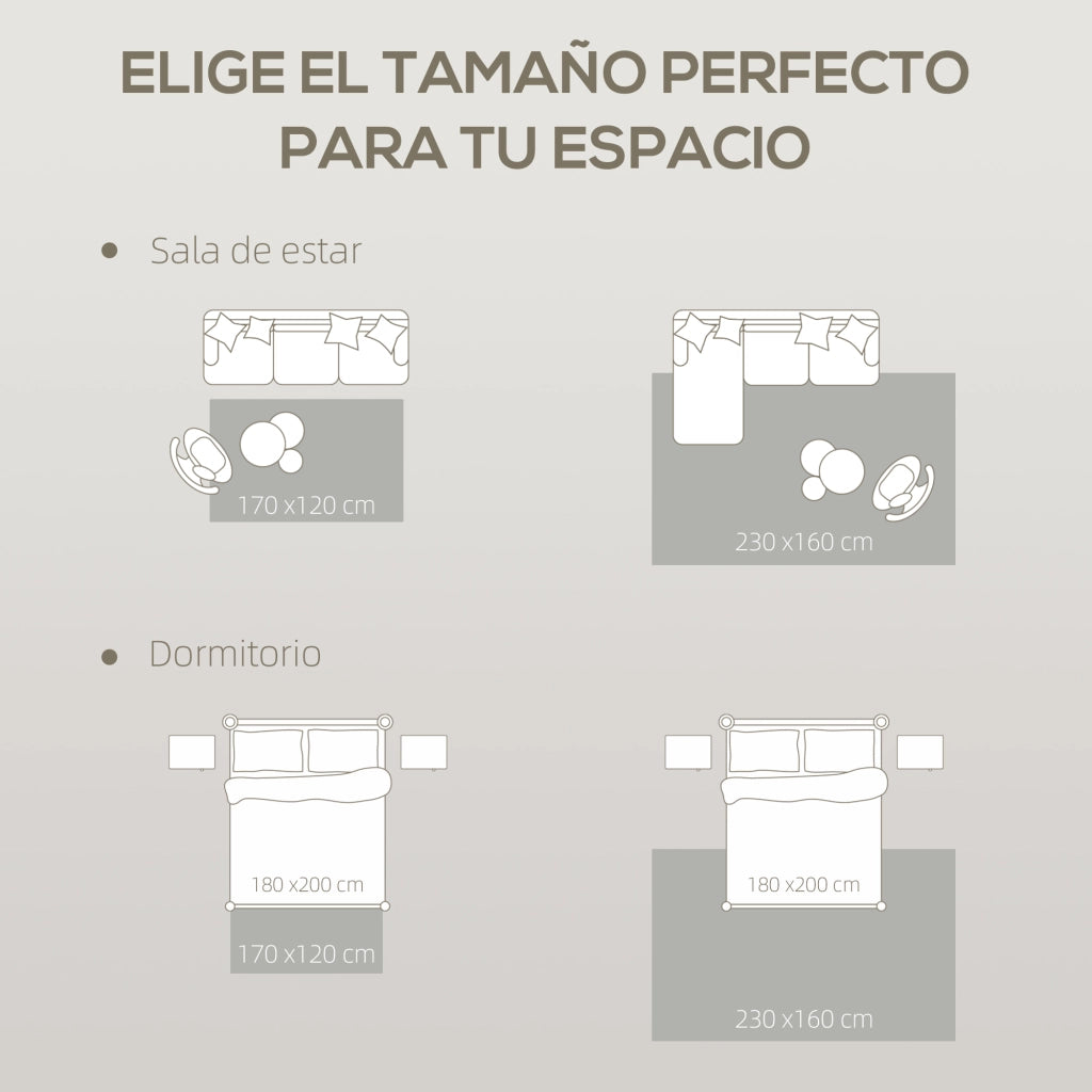 Tappeto Moderno Pelo Corto Lavabile ¨C zephmum ¨C 170x120 cm Crema