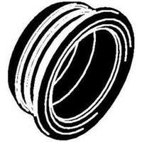 Giunto per curva tecnica d.30-32 in gomma nera b08lr9y363