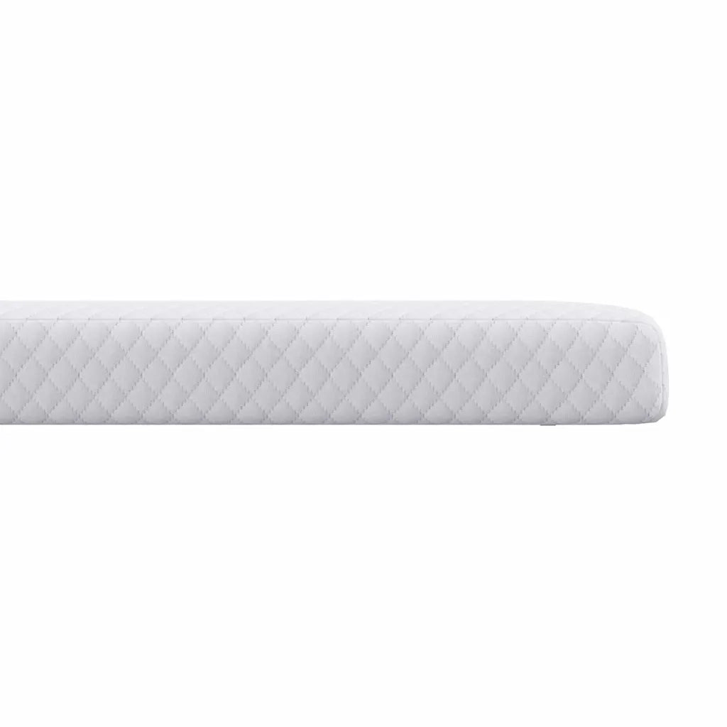 Topper per materasso Bianco 100 x 200 cm Tessuto Jacquard CFW2045367