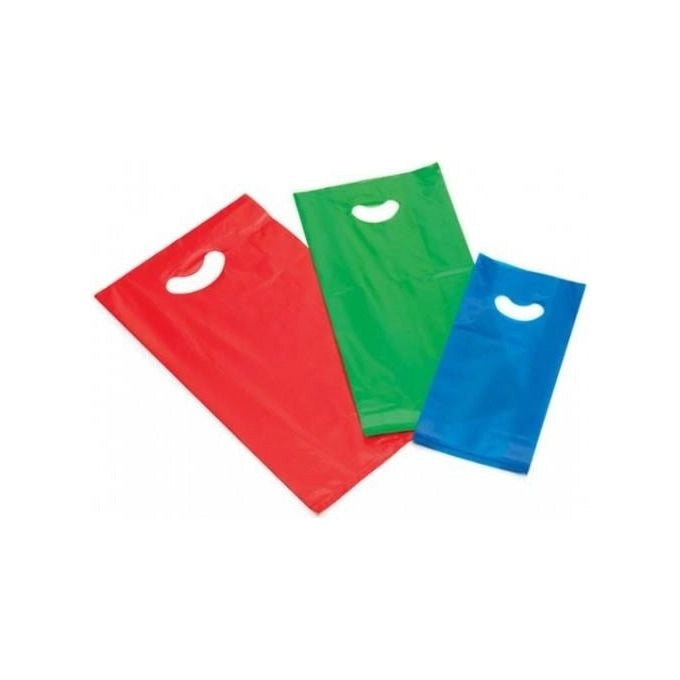 BALMAR 2000 PFSAHD-25X46 Smiling Bag Busta con Manico a Fagiolo in Polietilene Alta Densita' 60 µm 125 pz colore Multicolore