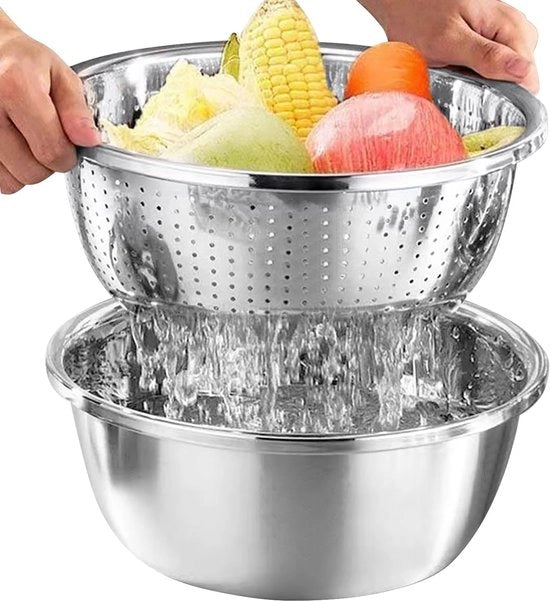 Zef per verdura, frutta e pasta in acciaio inossidabile - 28 cm