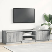 Mobile TV-Credenza TV-Console TV Grigio Sonoma 140x40x35,5 cm in Legno Multistrato