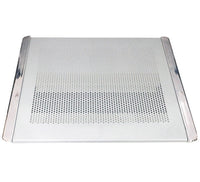 Panca per Sala Attesa 4 Posti da Ufficio con Cuscino e Tavolino in Acciaio e Similpelle Argento/Verde