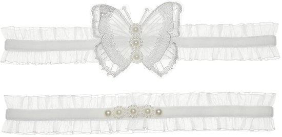 Accessorio per la sposa - Fascia di gomito - Stile farfalla - Finale - Accessorio di matrimonio - Vari modelli - Poliestere - Fascia di gomito per la sposa