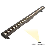CAPH Wall Washer LED 100cm 35W barra IP65 ottica simmetrica luci facciata giardino monumenti edifici 230V SIMMETRICO