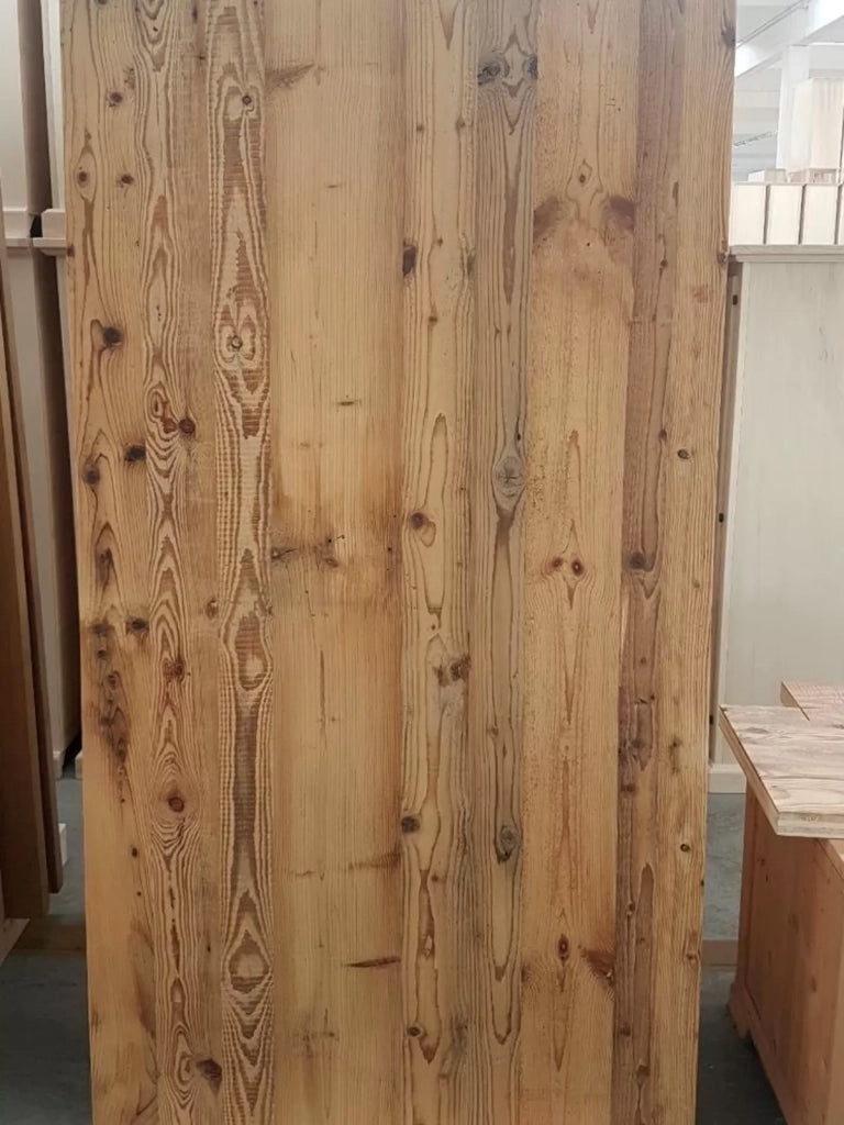 Tavolo fisso rettagolare  legno massello conifera vecchia (003) - Mobili 2G