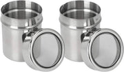Set di 2 Tovaglioli per Polvere di Zucchero in Rame con Dispensatori per Sale e Pepe - Fino - Ideali per Cappuccino - Accessori da Cucina