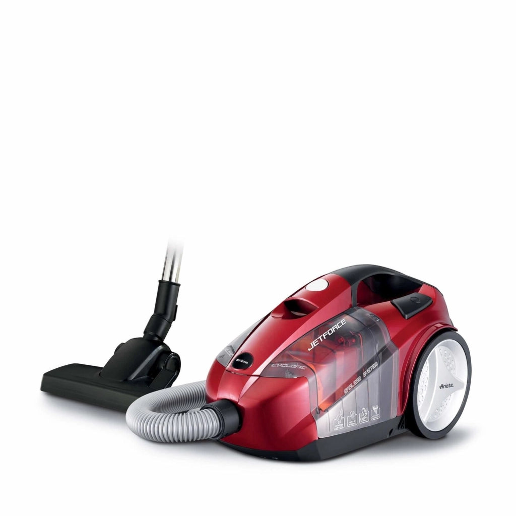 Ariete 2791 Jet Force Aspirapolvere a Cilindro Ciclonico Senza Sacco 2,5 L 800 W 78 dB colore Rosso