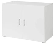 Mobiletto 2 Ante 90x45x66 cm in MDF Bianco