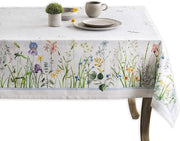 Tessuto per tavolo in cotone 100%, per cucina, sala da pranzo, tavolo, decorazione feste, matrimoni, primavera/estate (rettangolare, 160 cm x 220 cm)