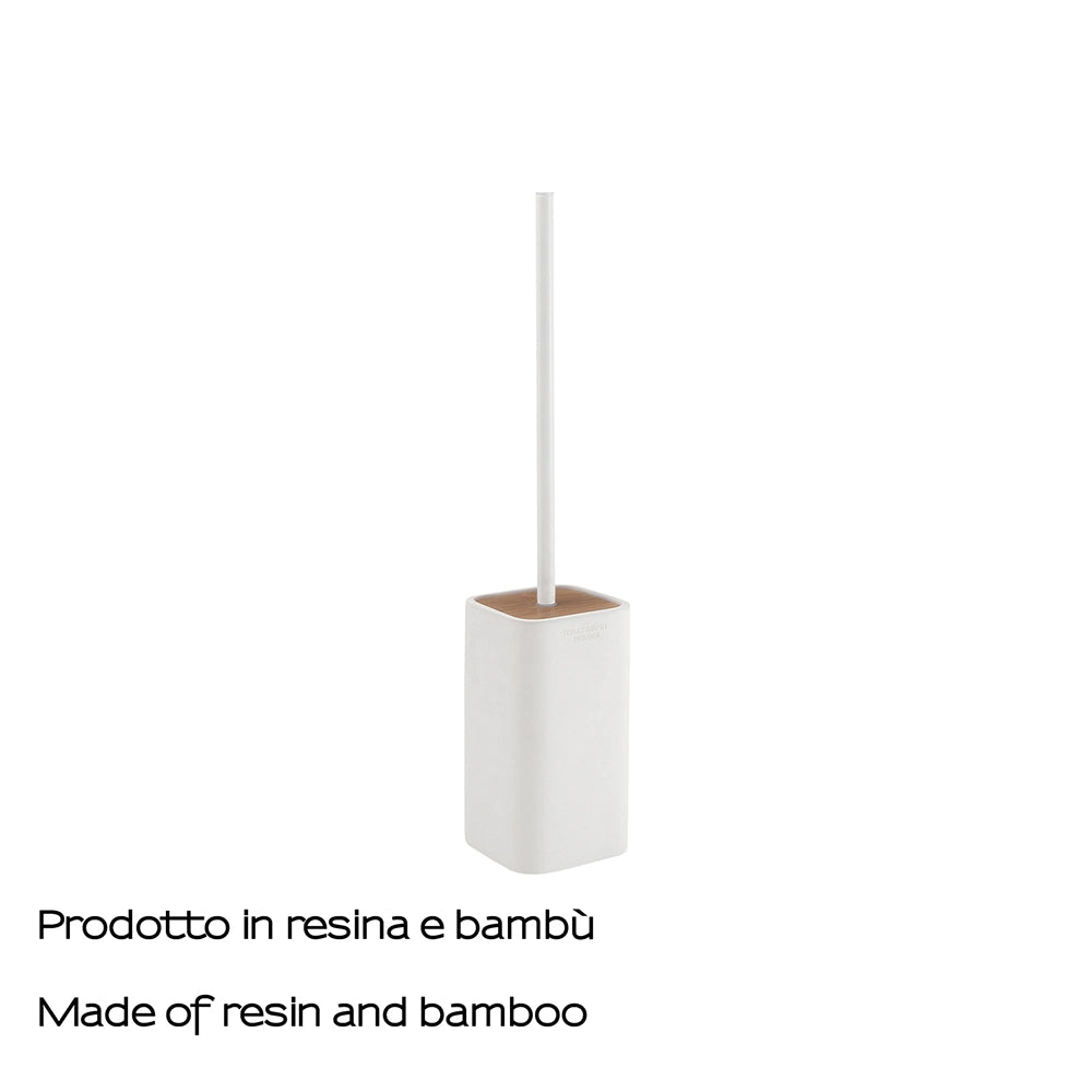 Scopino d' appoggio GEDY linea Ninfea colore Bianco Matt