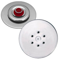 Coperchio Magico Antiodore Ø35 cm Ventur Magic in Acciaio Inox Pomolo in Bachelite Cooker Rosso