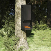 Mangiatore per cervi Nero 28 x 30 x 80 cm