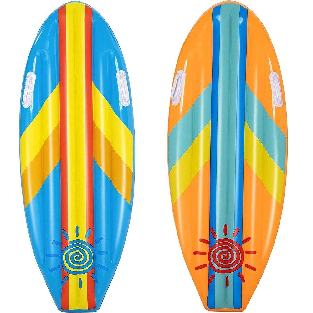 Trade Shop - Tavola Nuoto 114x46cm Con Maniglie Bambini Mare Piscina 2 Colori Assortiti 42046 -